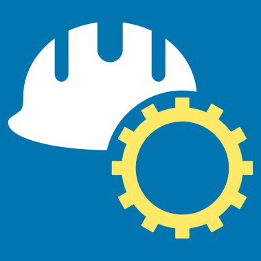 Development Hardhat Flat Vector Symbol