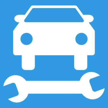 Car Repair Flat Vector Symbol