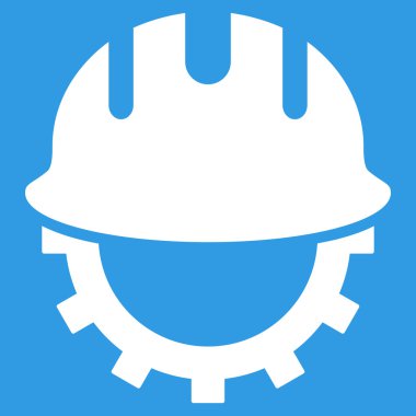 Development Hardhat Flat Vector Symbol