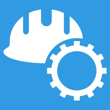 Development Hardhat Flat Vector Symbol