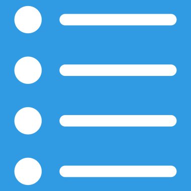 Items Flat Vector Symbol