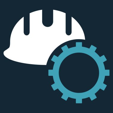 Development Hardhat Flat Vector Symbol