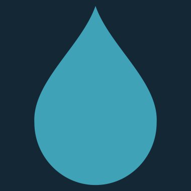 Düz vektör simge damla