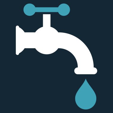 Water Tap Flat Vector Symbol
