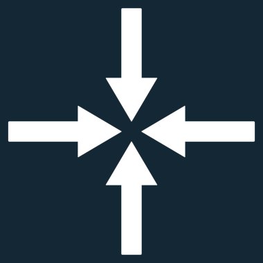 Etkisi oklar düz vektör simgesi