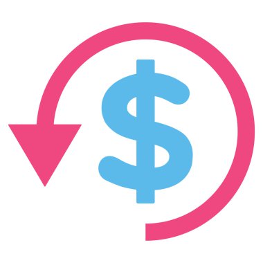 Ters ibraz düz vektör simgesi