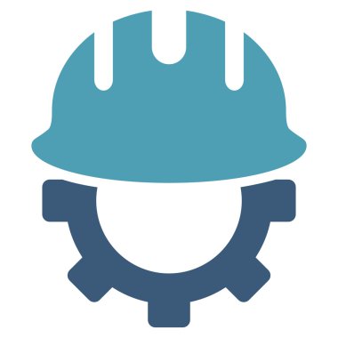 Development Hardhat Flat Vector Symbol