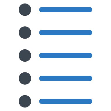 Items Flat Vector Symbol