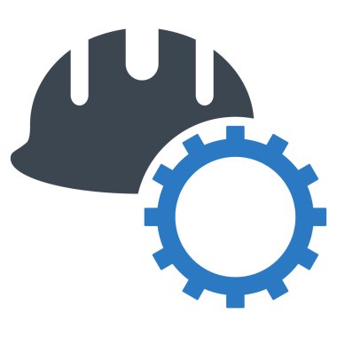 Development Hardhat Flat Vector Symbol