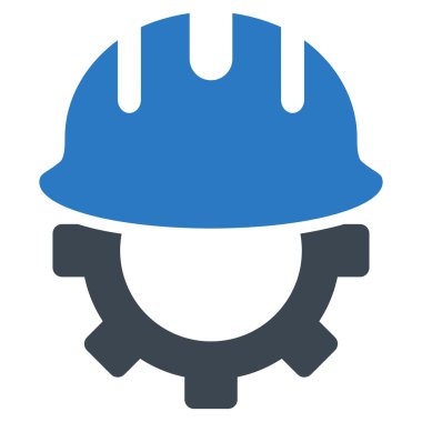 Development Hardhat Flat Vector Symbol