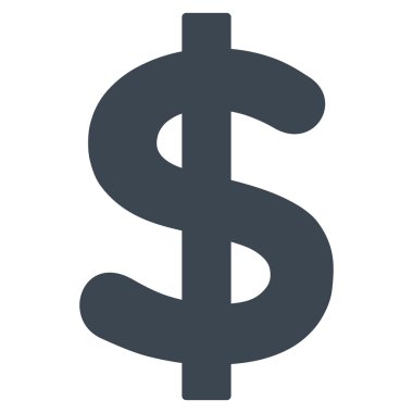 Dolar düz vektör sembolü