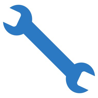 Wrench Flat Vector Symbol