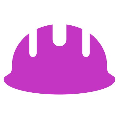 Builder Hardhat Flat Vector Symbol
