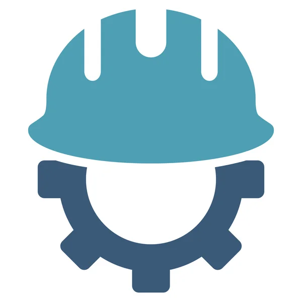 Development Hardhat Flat Vector Symbol — Stock vektor