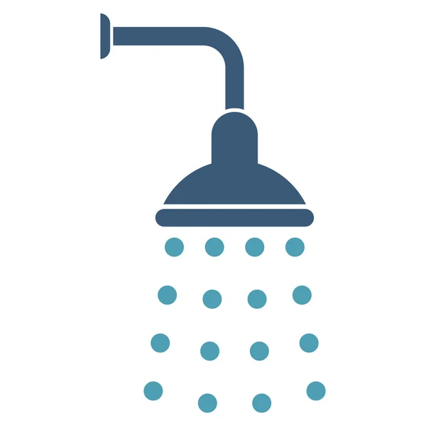 Simbol Vektor Rata Shower - Stok Vektor
