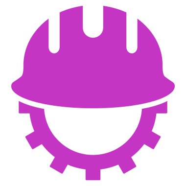 Development Hardhat Flat Vector Symbol