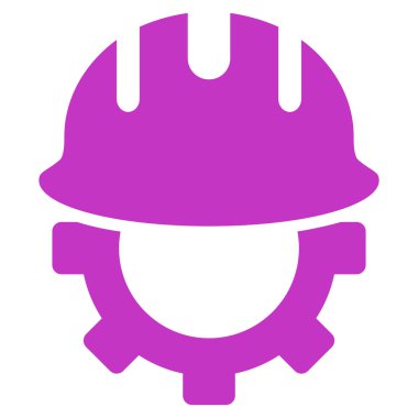 Development Hardhat Flat Vector Symbol