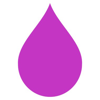 Düz vektör simge damla