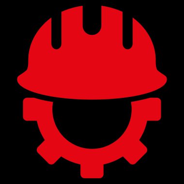 Development Hardhat Flat Vector Symbol