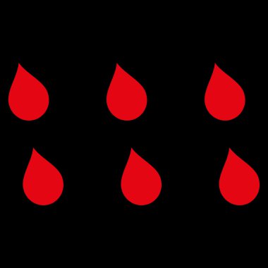 Damla düz vektör simgesi