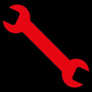 Wrench Flat Vector Symbol