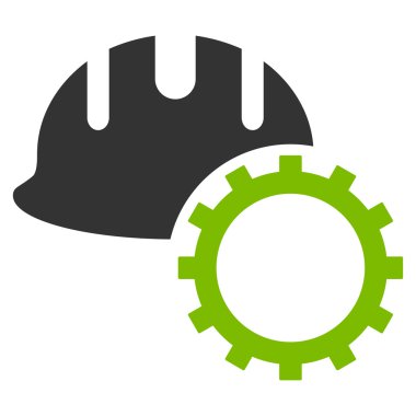 Development Hardhat Flat Vector Symbol