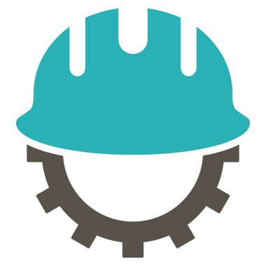 Development Hardhat Flat Vector Symbol