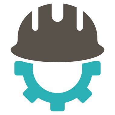 Development Hardhat Flat Vector Symbol