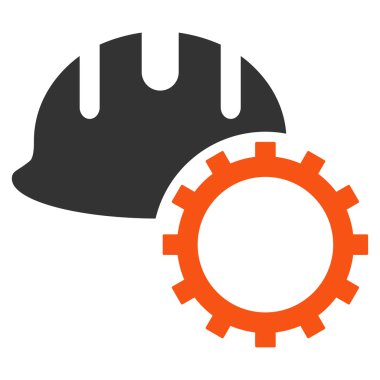 Development Hardhat Flat Vector Symbol