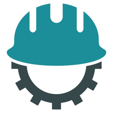 Development Hardhat Flat Vector Symbol