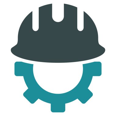 Development Hardhat Flat Vector Symbol