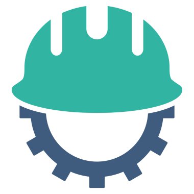 Development Hardhat Flat Vector Symbol