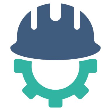 Development Hardhat Flat Vector Symbol