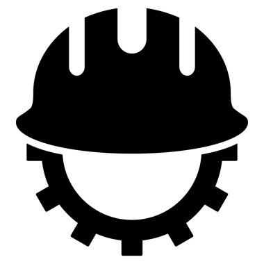 Development Hardhat Flat Vector Symbol