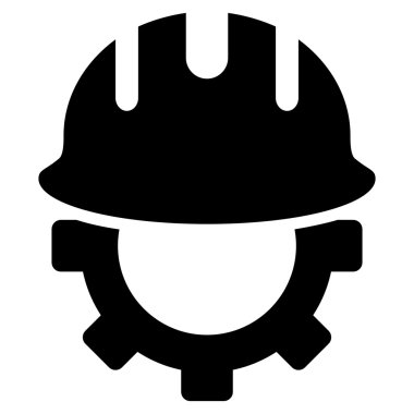 Development Hardhat Flat Vector Symbol