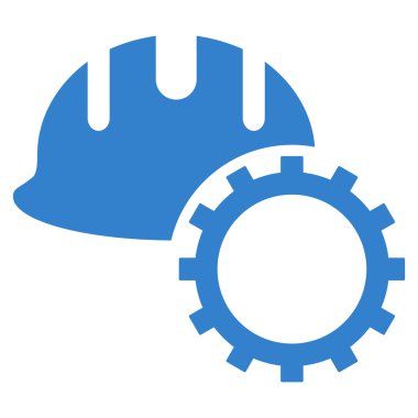 Development Hardhat Flat Vector Symbol