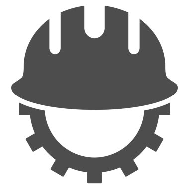 Development Hardhat Flat Vector Symbol