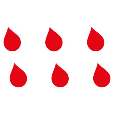 Damla düz vektör simgesi