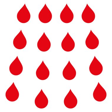 Damla düz vektör simgesi