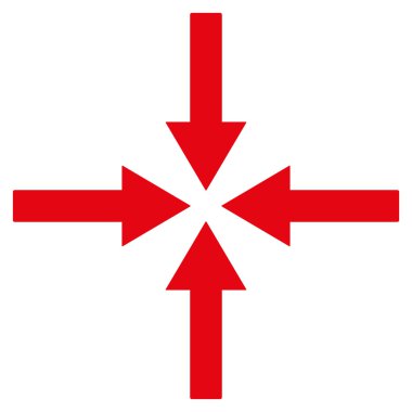 Etkisi oklar düz vektör simgesi