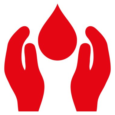 Su bakımı düz vektör simgesi