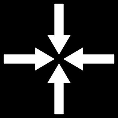 Etkisi oklar düz vektör simgesi