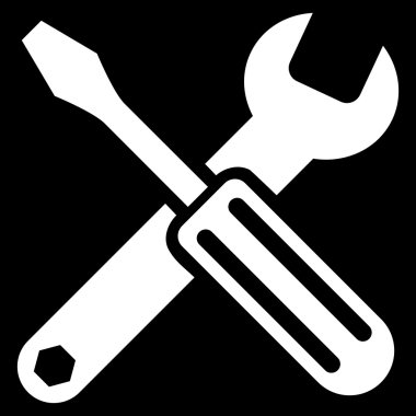 Seçenekleri düz vektör simgesi