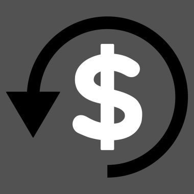 Ters ibraz düz vektör simgesi