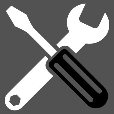 Seçenekleri düz vektör simgesi