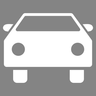 Araba düz vektör simgesi