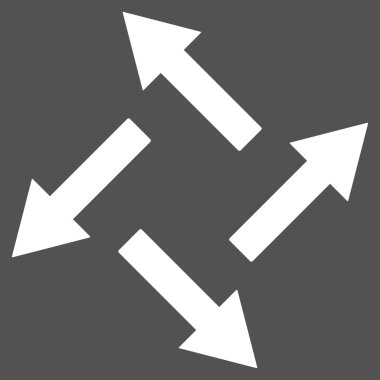 Vektör simge santrifüj oklar düz