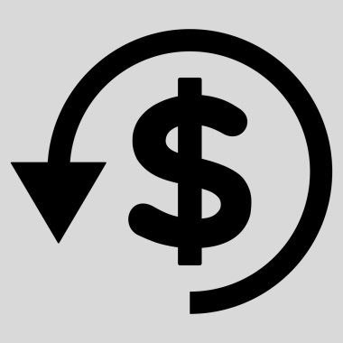 Ters ibraz düz vektör simgesi