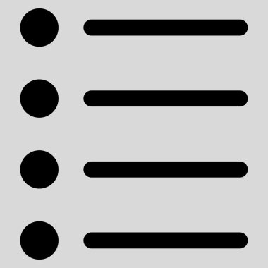 Items Flat Vector Symbol