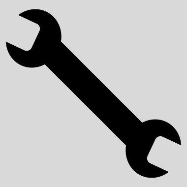 Wrench Flat Vector Symbol